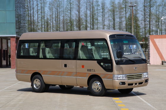China Mitsubishi Rural Coaster Minibus Passenger Sightseeing Tour Bus 6M Length supplier